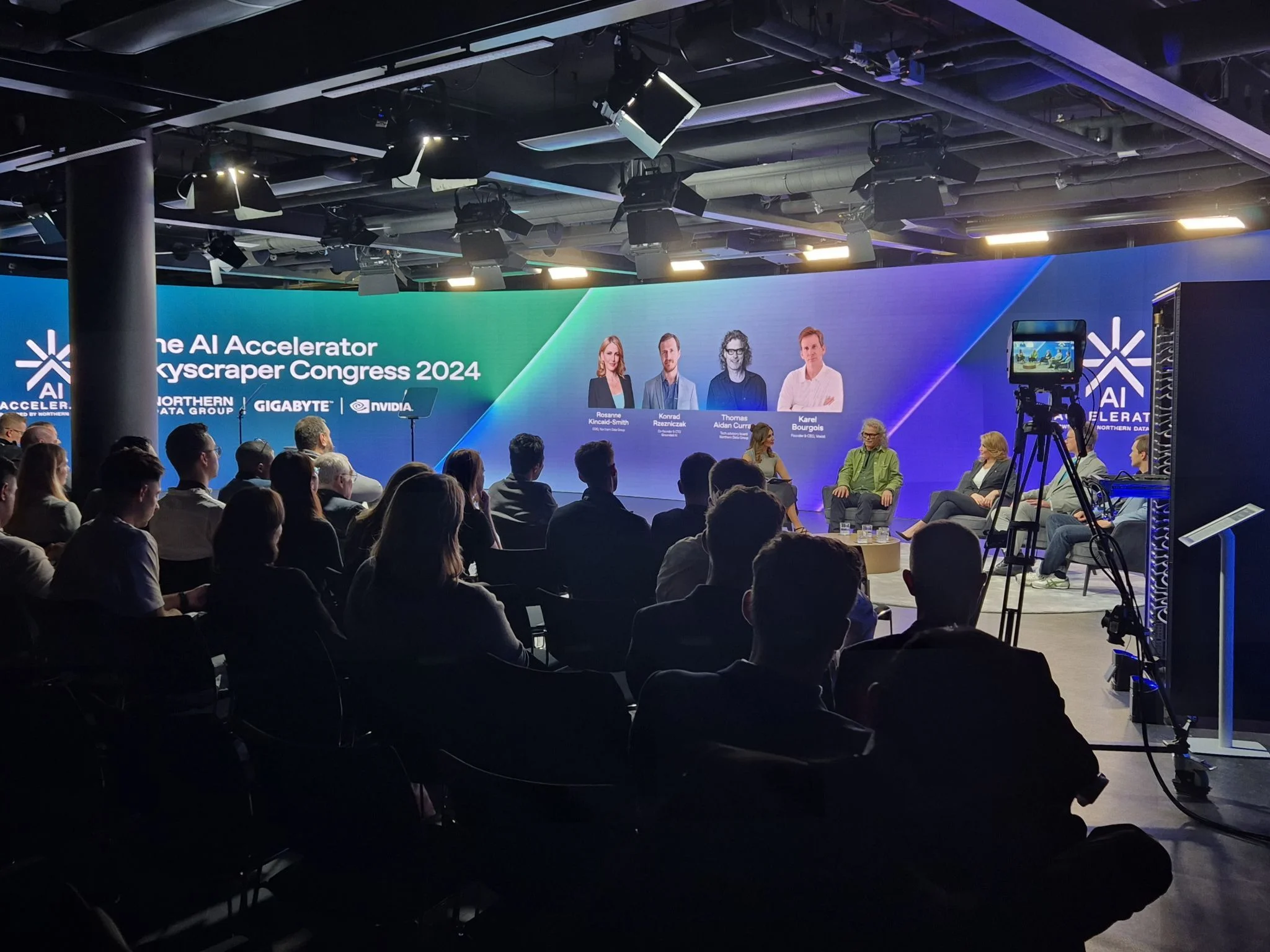 Live broadcast studio at Frankfurt Junghof