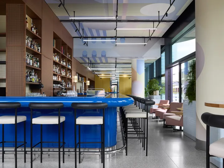 The lazuli bar at Kimpton Main Frankfurt
