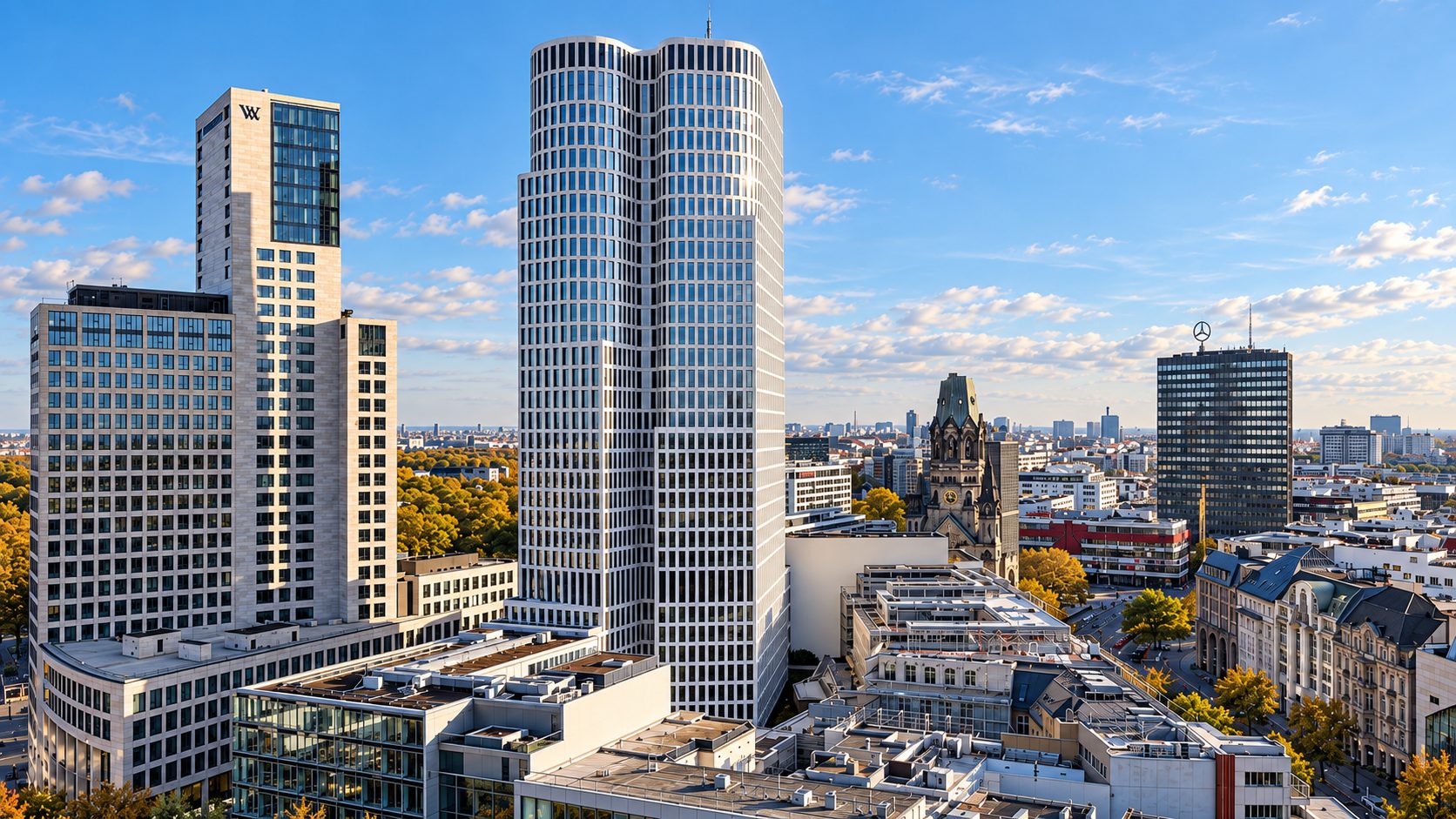 Upper West tower in Berlin